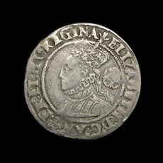 Elizabeth I sixpence obverse
