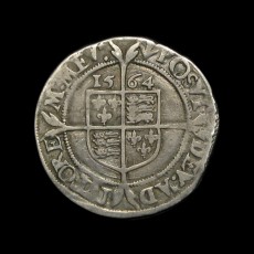 Elizabeth I sixpence reverse
