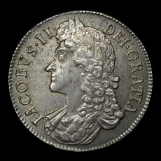 James II crown obverse