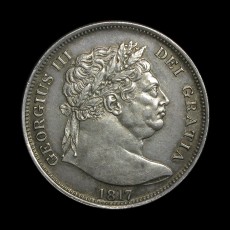 George III halfcrown obverse