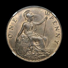George V penny reverse