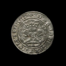 Edward III halfgroat obverse