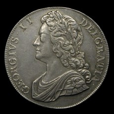 George II crown obverse