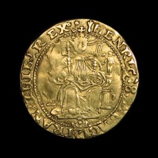 Edward VI half sovereign obverse