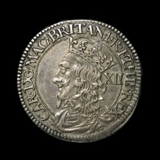 Charles I 12 shillings obverse