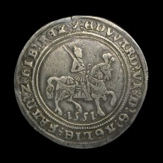Edward VI halfcrown obverse