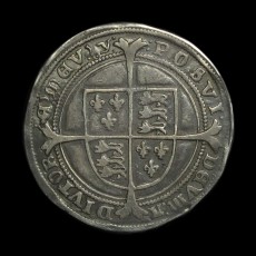 Edward VI halfcrown reverse