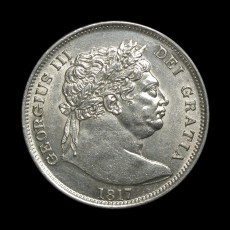 George III halfcrown obverse