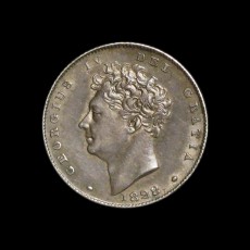 George IV sixpence obverse