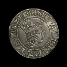 Henry VII groat obverse