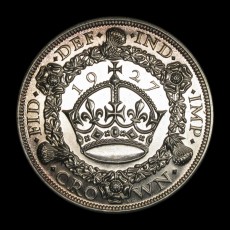 George V crown reverse