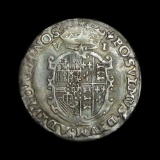 Philip and Mary Sixpence reverse