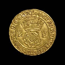 Henry VIII crown of the double rose obverse