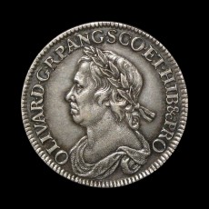 Cromwell Halfcrown Obverse