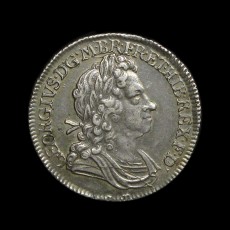 George I shilling obverse