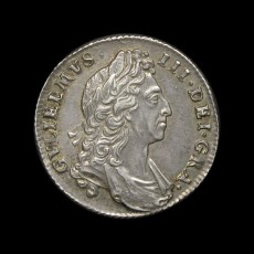William III shilling obverse