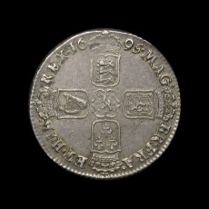 William III shilling reverse