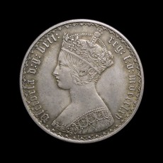 Victoria florin obverse