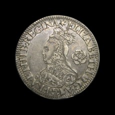 Elizabeth I sixpence obverse