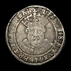 Henry VIII testoon obverse