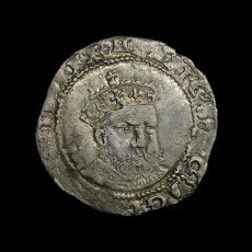 Edward VI sixpence obverse Dublin
