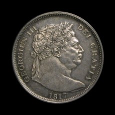 George III halfcrown obverse