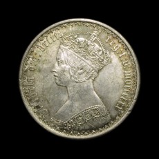 Victoria florin obverse