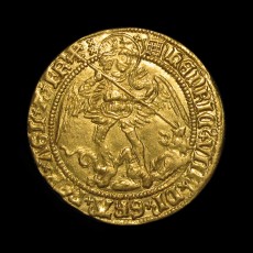 Henry VIII angel obverse