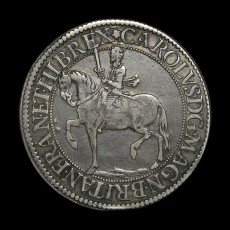 Charles I halfcrown obverse