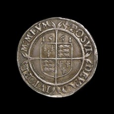 Elizabeth I Sixpence Reverse