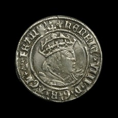 Henry VIII groat obverse