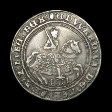 Edward VI halfcrown obverse