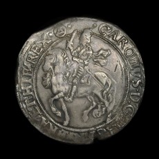 Charles I halfcrown obverse