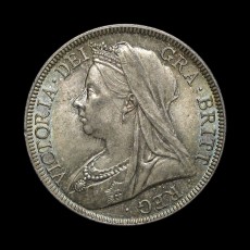 Victoria halfcrown obverse