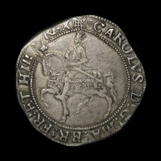 Charles I halfcrown obverse