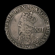 Charles I 12 shillings obverse