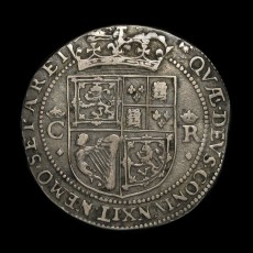 Charles I 12 shillings reverse