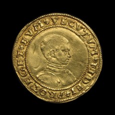 Edward VI half sovereign obverse