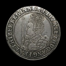 Elizabeth I halfcrown obverse