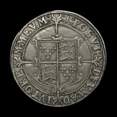 Elizabeth I halfcrown reverse