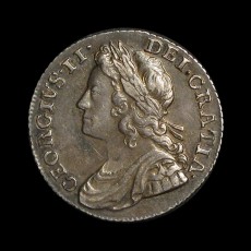 George II Shilling obverse