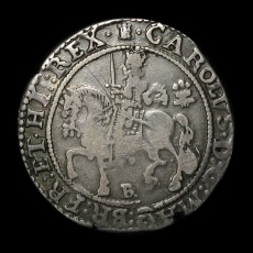 Charles I halfcrown obverse