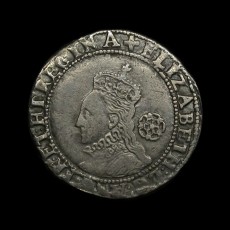 Elizabeth I sixpence obverse