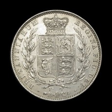 Victoria halfcrown reverse
