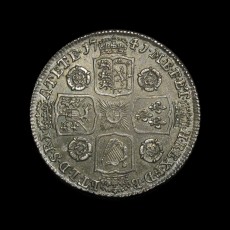 George II shilling reverse