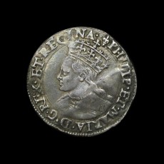 Philip and Mary groat obverse