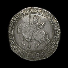 Charles I halfcrown obverse