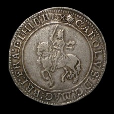 Charles I Oxford Crown Obverse