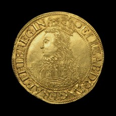 Elizabeth I half pound obverse
