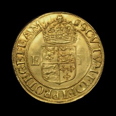 Elizabeth I half pound reverse